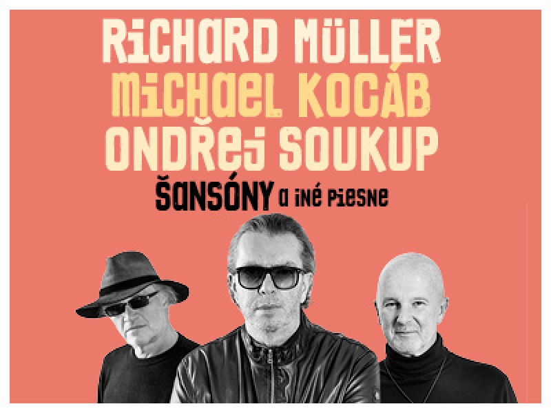 Richard Müller, Michael Kocáb a Ondřej Soukup pripravujú repertoár spoločného turné!
